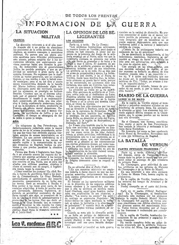 ABC MADRID 16-05-1916 página 7