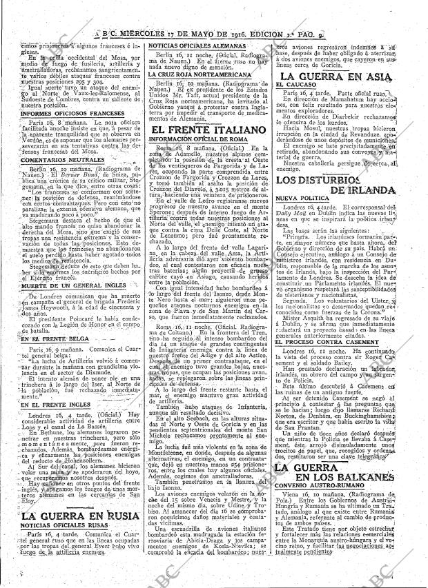 ABC MADRID 17-05-1916 página 9