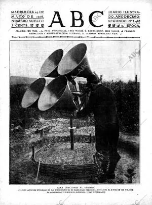 ABC MADRID 19-05-1916 página 1