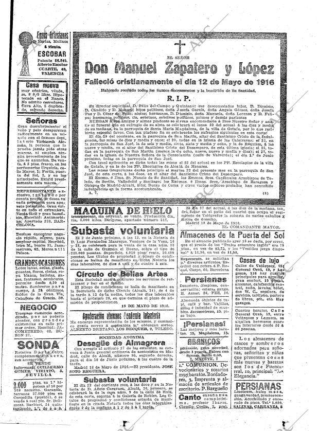 ABC MADRID 19-05-1916 página 25