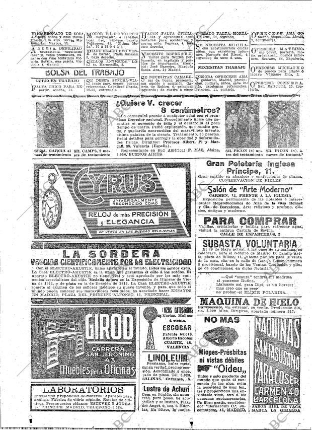 ABC MADRID 22-05-1916 página 22