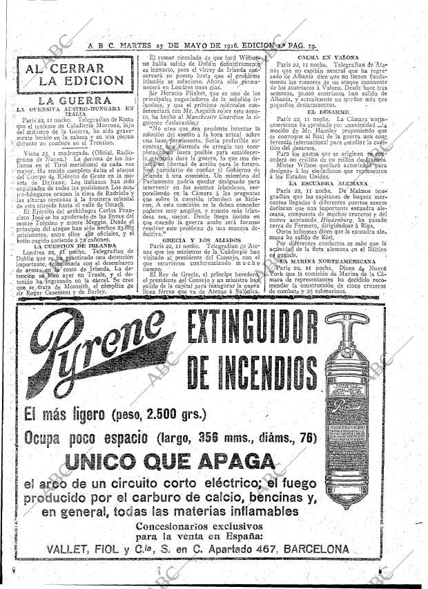 ABC MADRID 23-05-1916 página 19