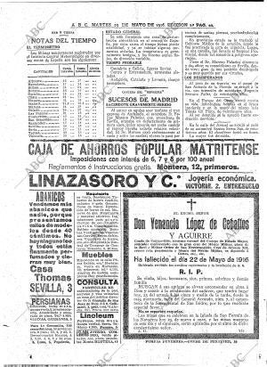 ABC MADRID 23-05-1916 página 20