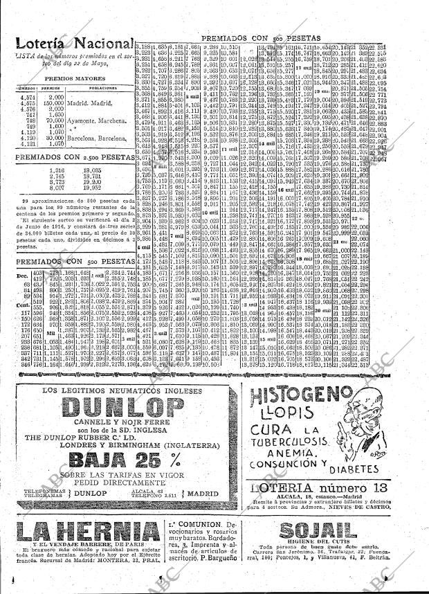 ABC MADRID 23-05-1916 página 21