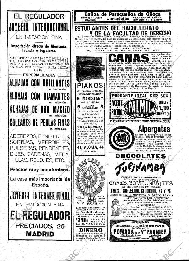 ABC MADRID 23-05-1916 página 25