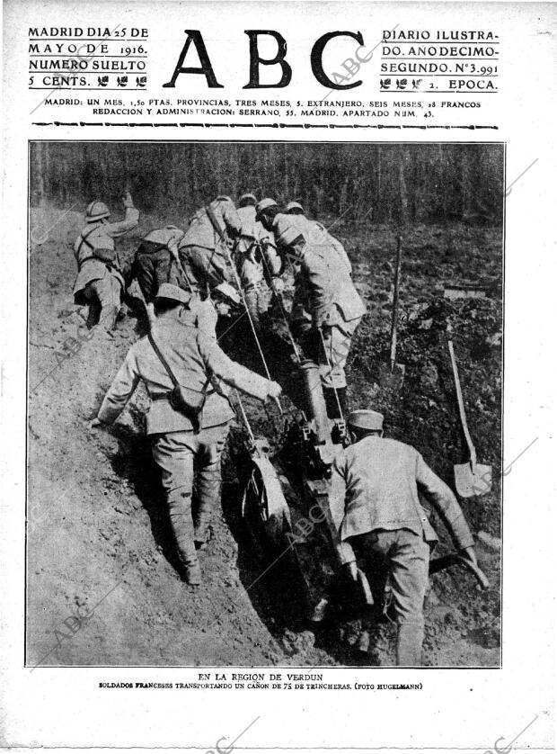 ABC MADRID 25-05-1916 página 1