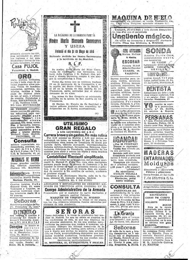 ABC MADRID 25-05-1916 página 23