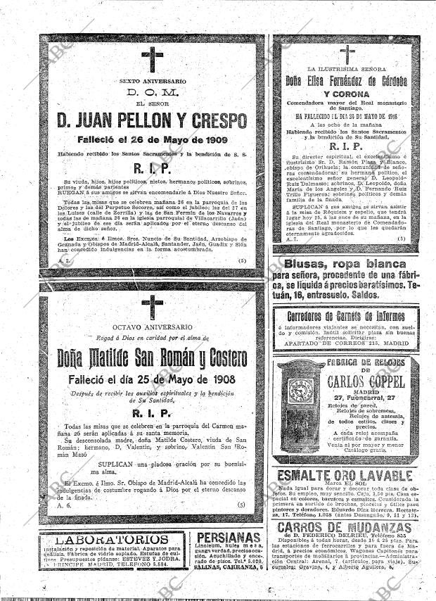 ABC MADRID 25-05-1916 página 24