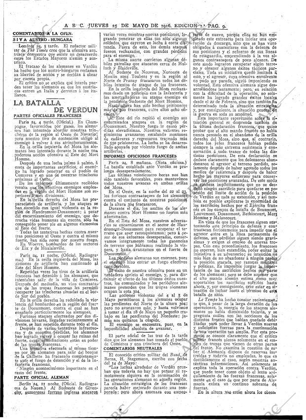 ABC MADRID 25-05-1916 página 9