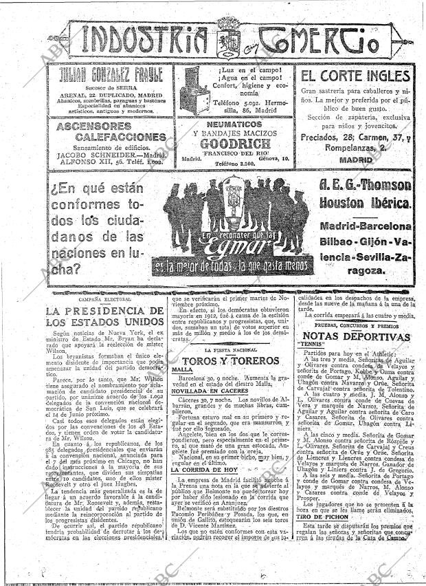 ABC MADRID 31-05-1916 página 18