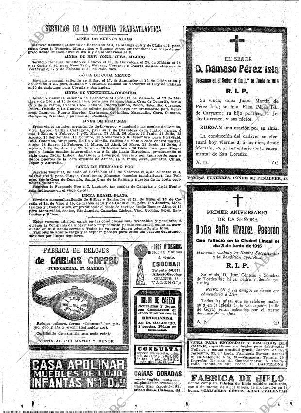 ABC MADRID 02-06-1916 página 22