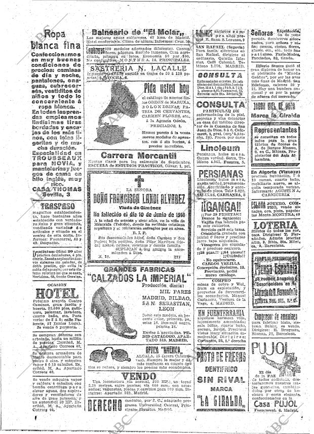 ABC MADRID 13-06-1916 página 26