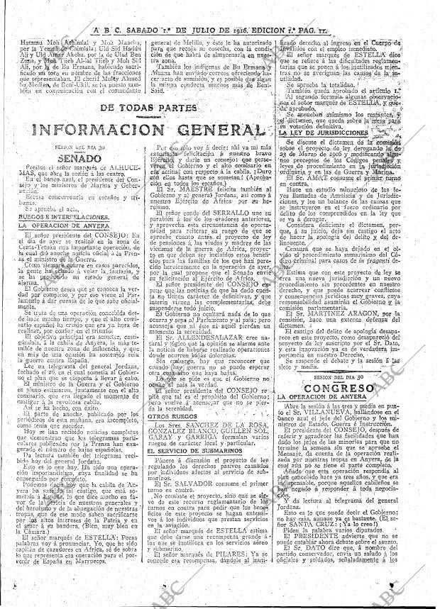 ABC MADRID 01-07-1916 página 11