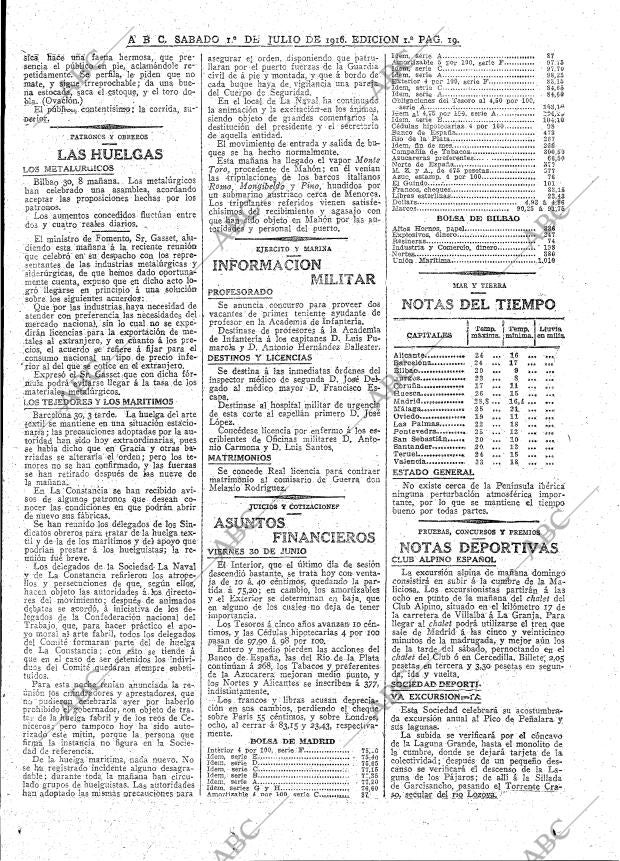 ABC MADRID 01-07-1916 página 19
