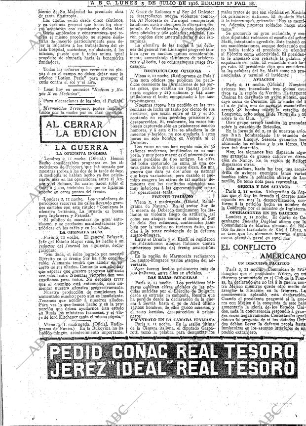 ABC MADRID 03-07-1916 página 18