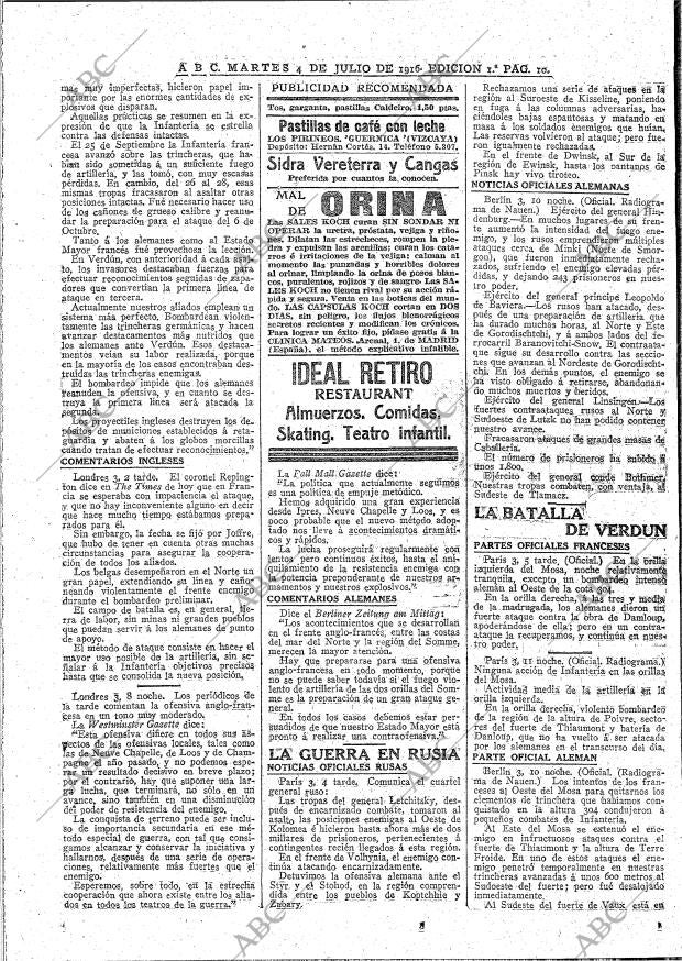 ABC MADRID 04-07-1916 página 10