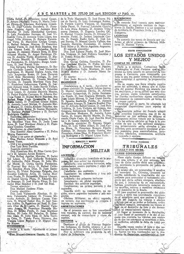 ABC MADRID 04-07-1916 página 17