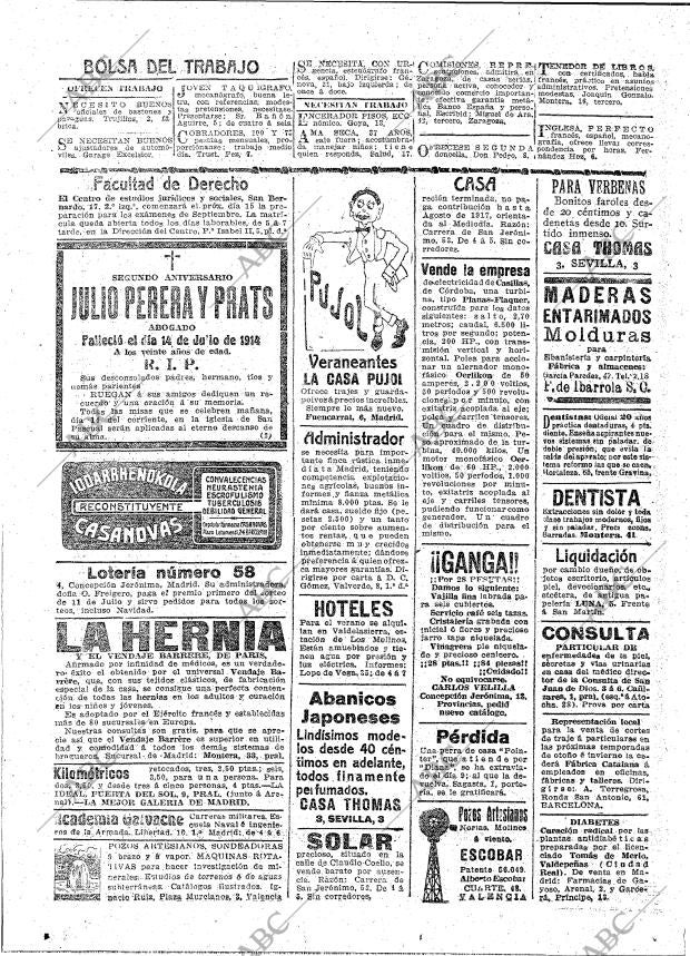 ABC MADRID 13-07-1916 página 26