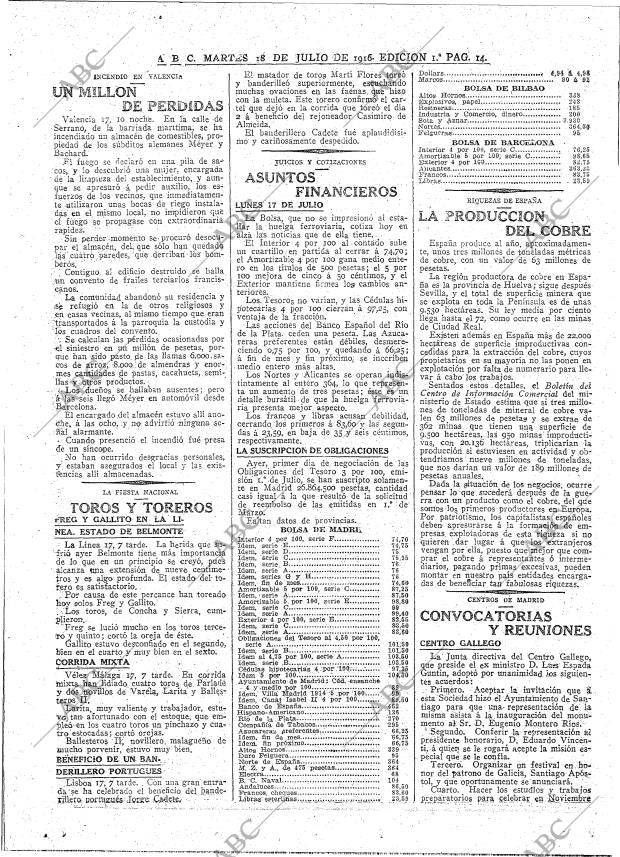 ABC MADRID 18-07-1916 página 14