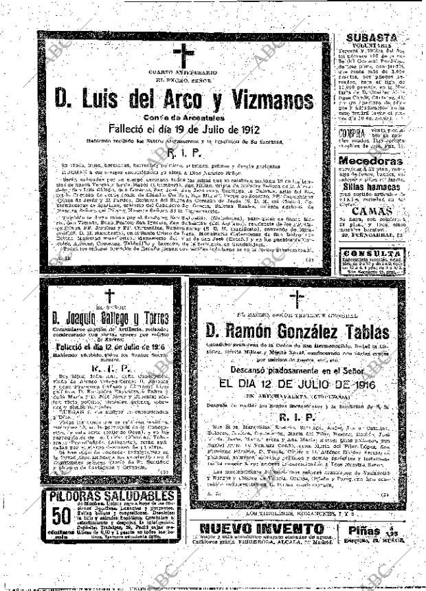 ABC MADRID 18-07-1916 página 20