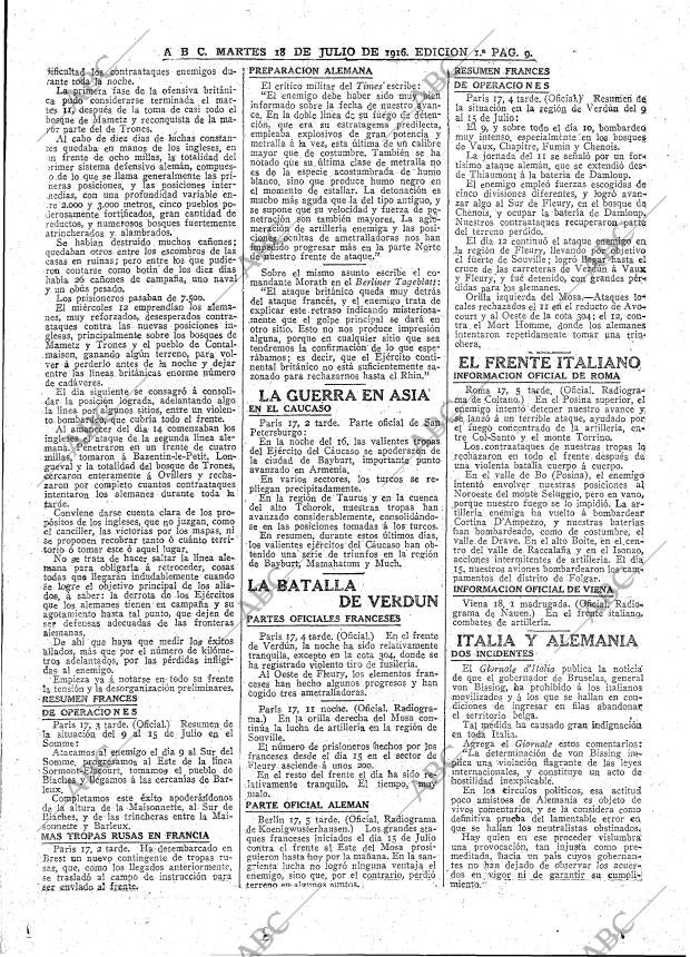ABC MADRID 18-07-1916 página 9