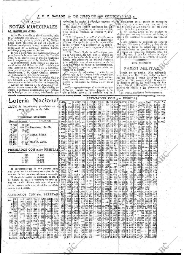 ABC MADRID 22-07-1916 página 11