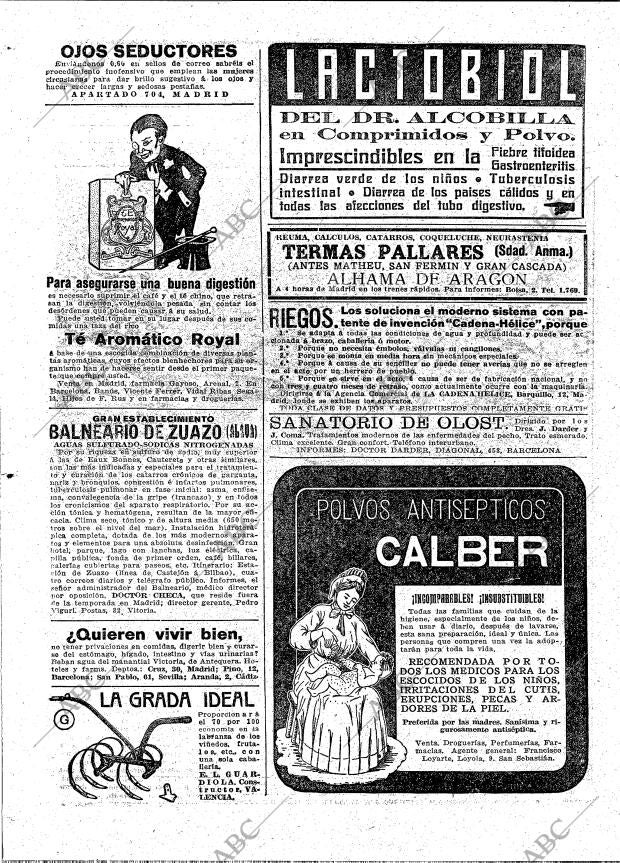 ABC MADRID 22-07-1916 página 2