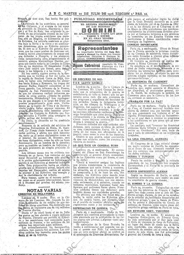 ABC MADRID 25-07-1916 página 10