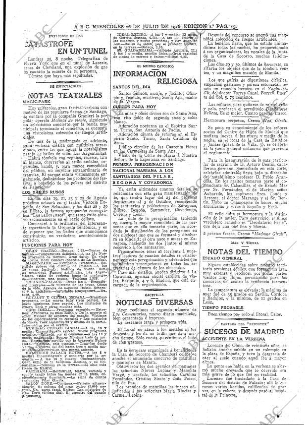 ABC MADRID 26-07-1916 página 15