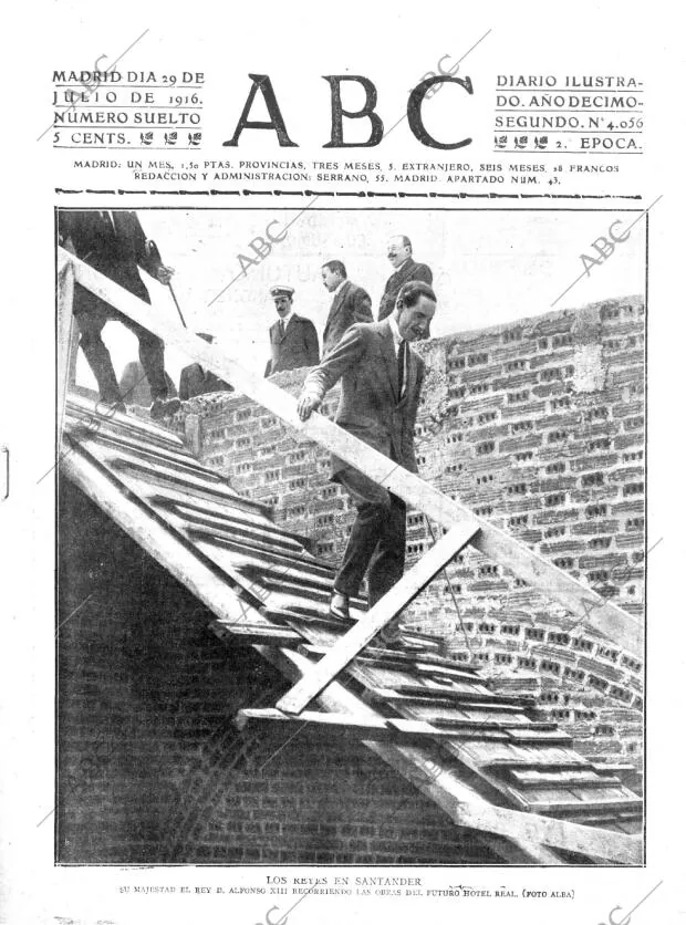 ABC MADRID 29-07-1916 página 1
