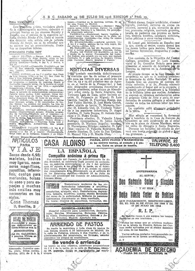 ABC MADRID 29-07-1916 página 15