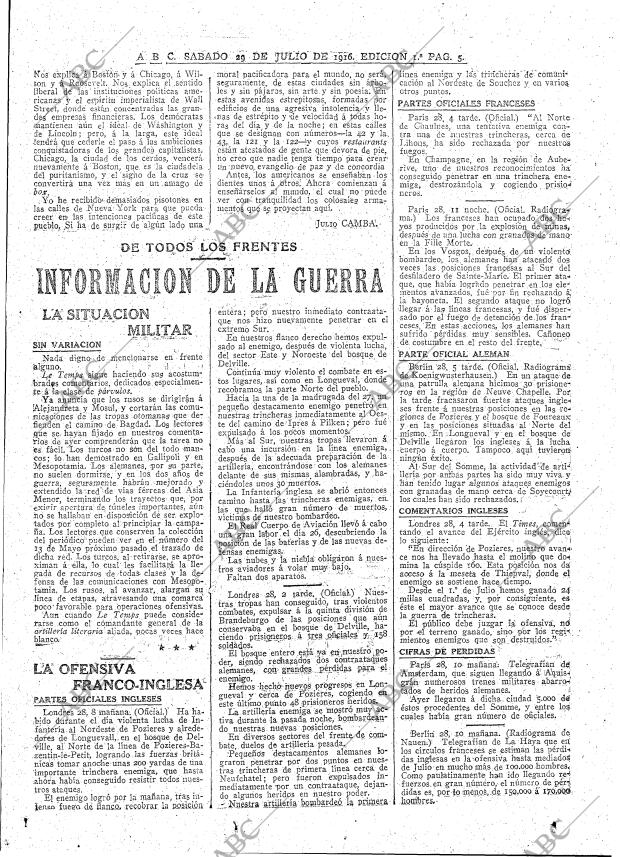 ABC MADRID 29-07-1916 página 5