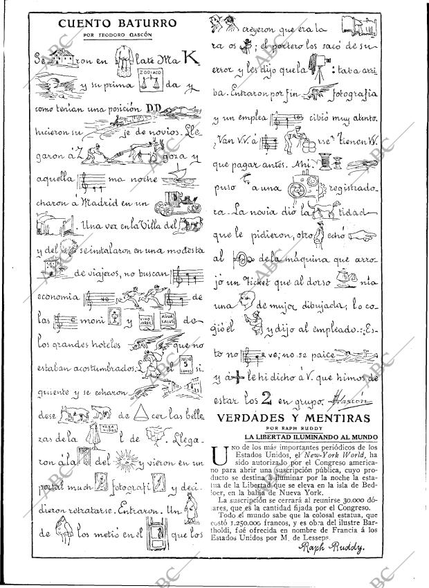 BLANCO Y NEGRO MADRID 30-07-1916 página 28
