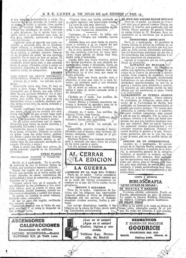 ABC MADRID 31-07-1916 página 15