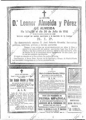 ABC MADRID 31-07-1916 página 16