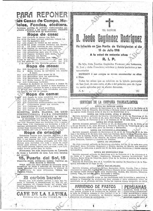 ABC MADRID 31-07-1916 página 18