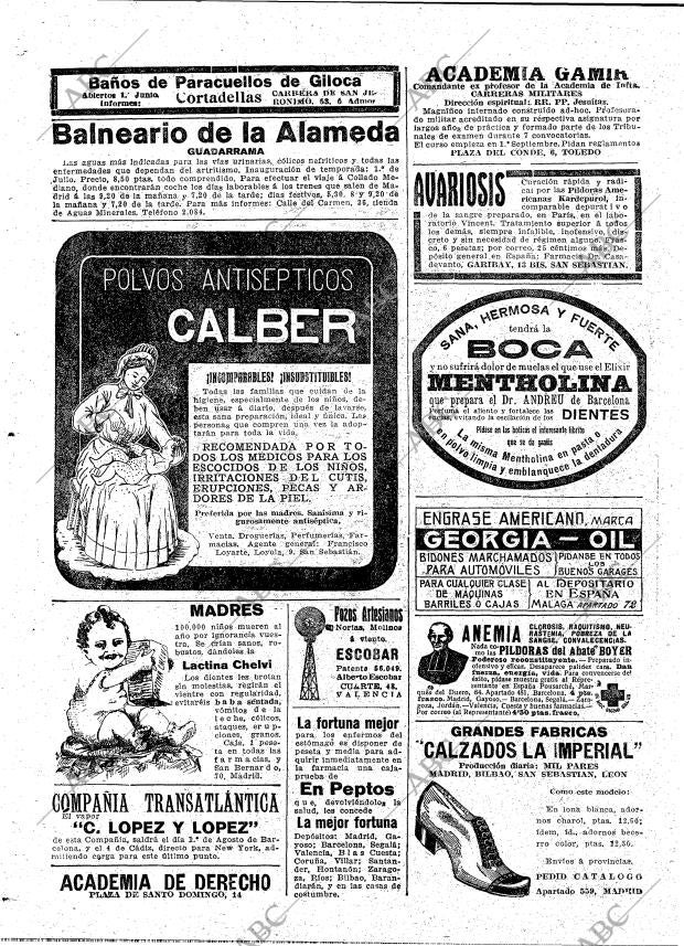 ABC MADRID 31-07-1916 página 2