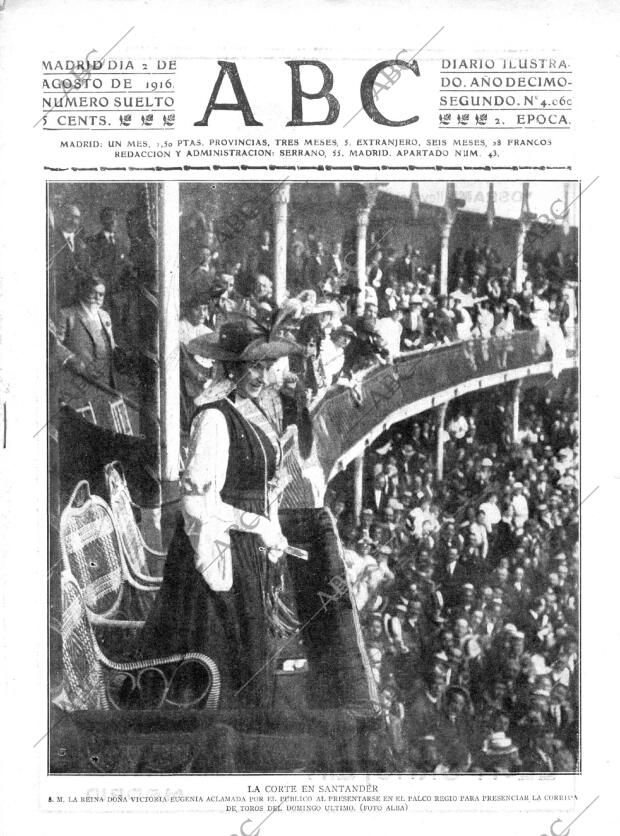 ABC MADRID 02-08-1916 página 1