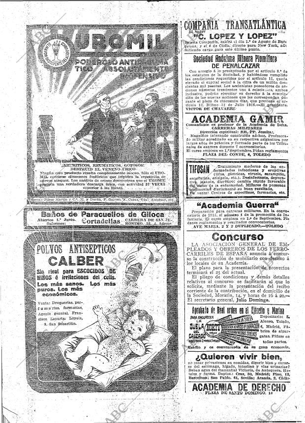 ABC MADRID 02-08-1916 página 20