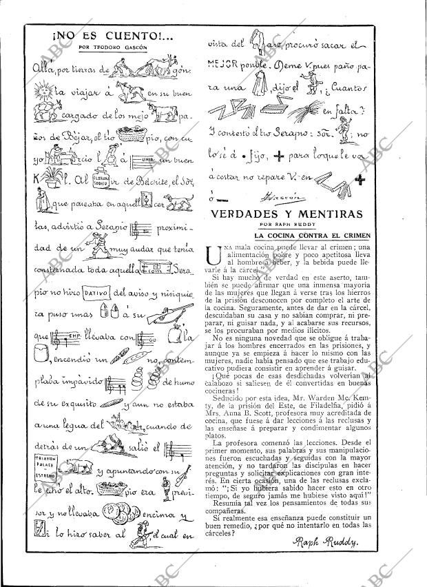 BLANCO Y NEGRO MADRID 06-08-1916 página 28