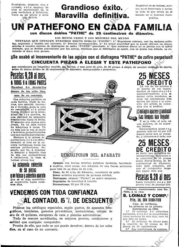 BLANCO Y NEGRO MADRID 06-08-1916 página 38