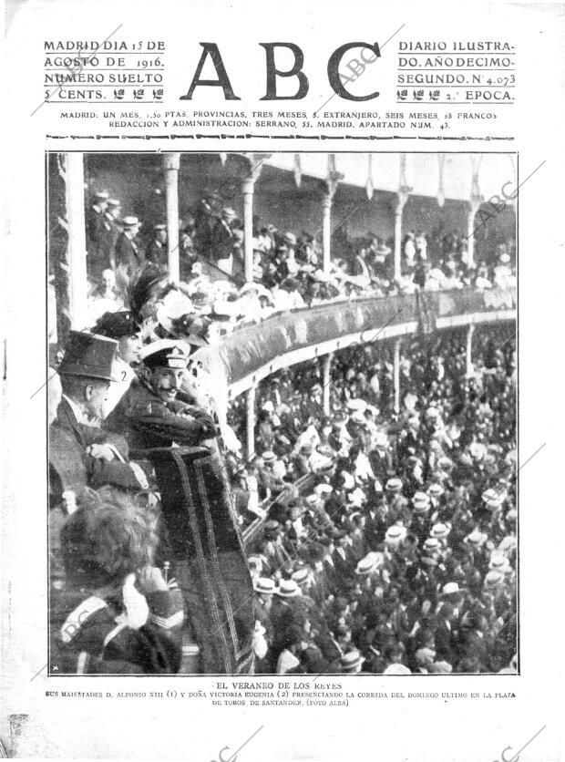 ABC MADRID 15-08-1916 página 1