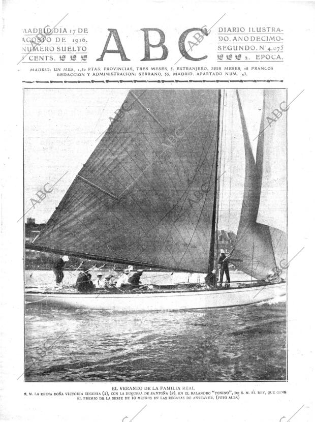 ABC MADRID 17-08-1916 página 1