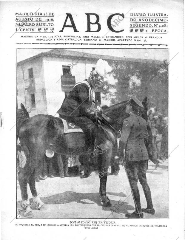 ABC MADRID 23-08-1916 página 1