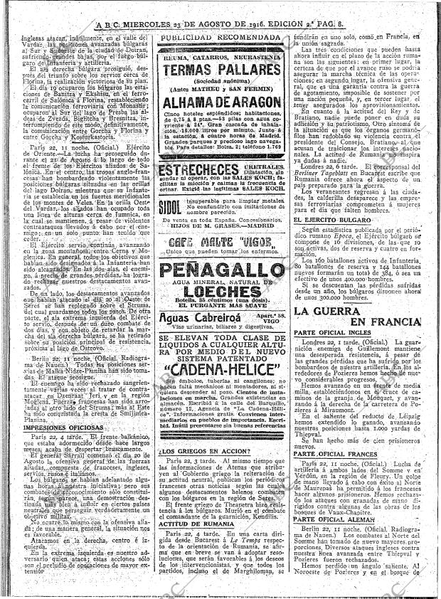 ABC MADRID 23-08-1916 página 8