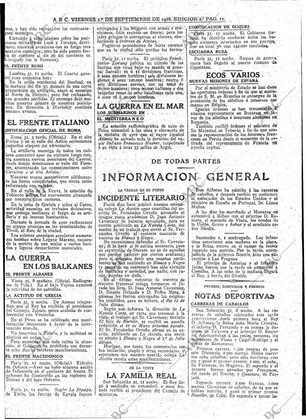 ABC MADRID 01-09-1916 página 11