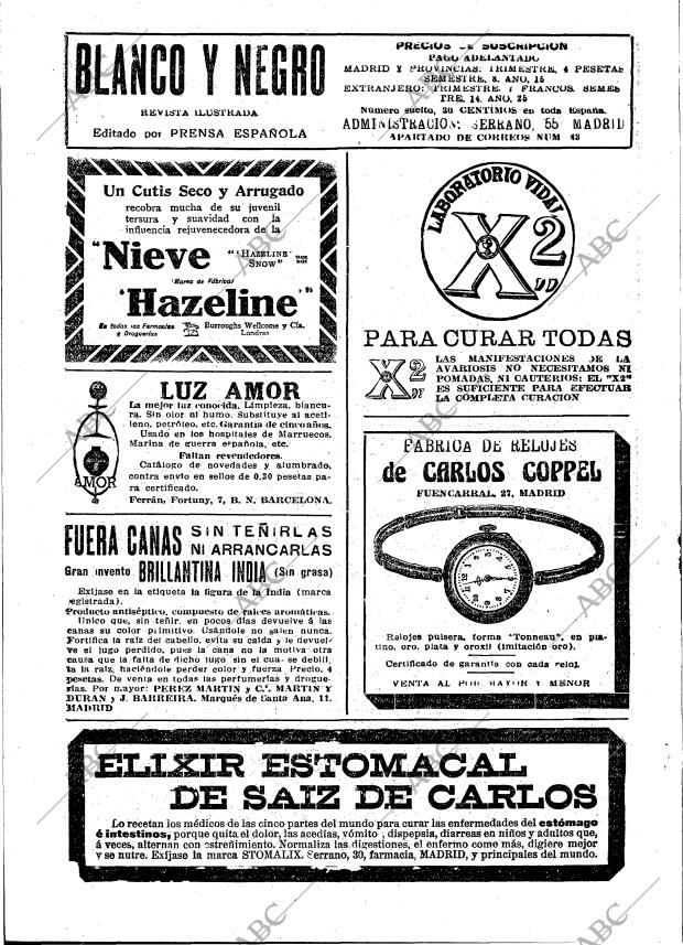 BLANCO Y NEGRO MADRID 03-09-1916 página 2