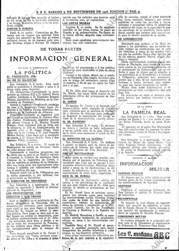 ABC MADRID 09-09-1916 página 9