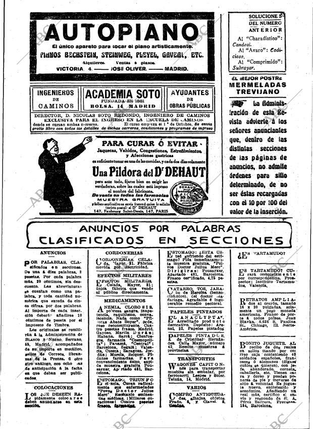 BLANCO Y NEGRO MADRID 10-09-1916 página 39