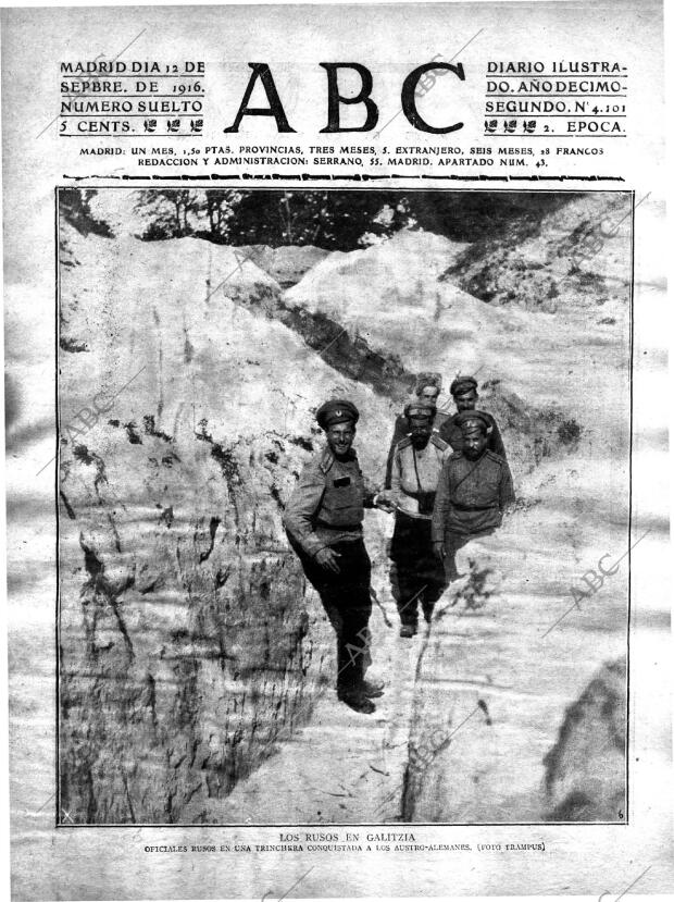 ABC MADRID 12-09-1916 página 1